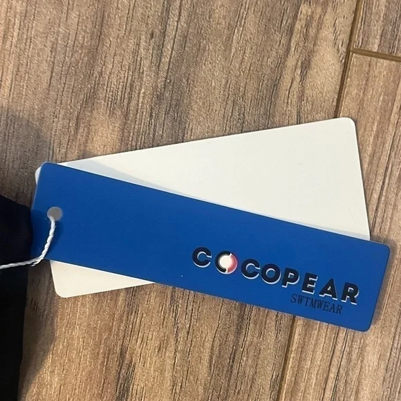 NWT - COCOPEAR Women's Elegant Crossover One Piece Skirted Swimsuit - Picture 8 of 9